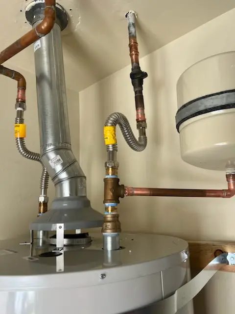 Water heater installation and plumbing repair in Hageman